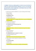 CORRECTIONS & REHABILITATION EXAM NEWEST  UPDATE 2026 QUESTIONS FROM ACTUAL EXAM 200  QUESTIONS AND VERIFIED ANSWERS INSTANT PDF  DOWNLOAD GRADED A&plus;