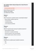 PSYC 810&vert;Quiz&colon; Qualitative Studies&colon; Design and Approaches to Inquiry Results for Shoneil Guidry&vert; Questions and answers &vert; Updated RATED A&plus; &vert; 2026&vert;Liberty University