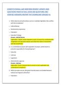 CONSTITUTIONAL LAW MIDTERM NEWEST UPDATE 2026  QUESTIONS FROM ACTUAL EXAM 200 QUESTIONS AND  VERIFIED ANSWERS INSTANT PDF DOWNLOAD GRADED A&plus;