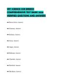 VET SCIENCE CDE BREEDS  COMPREHENSIVE TEST BANK 2026  VERIFIED QUESTIONS AND ANSWERS