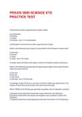PRAXIS 5005 SCIENCE ETS PRACTICE TEST
