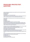 PRAXIS 5005&colon; PRACTICE TEST QUESTIONS