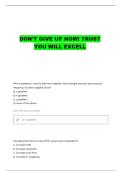 MRI REGISTRY REVIEW QUESTIONS WITH COMPLETE ANSWERS