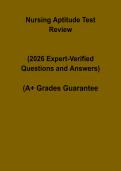 Nursing Aptitude Test Review Questions and Answers PDF &vert; Entrance Exam Practice Test & Study Guide