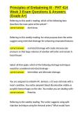 Principles of Embalming III - PHT 414 Week 3 Exam Questions & Answers &lpar;Grade A&plus;&rpar;&period;docx