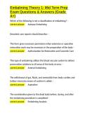 Embalming Theory 1 Mid Term Prep Exam Questions & Answers &lpar;Grade A&plus;&rpar;&period;docx