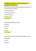 Embalming DEAD Exam Questions & Answers &lpar;Grade A&plus;&rpar;&period;docx