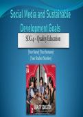 EUP1501 Assignment 3 &lpar;POWER POINT ANSWERS&rpar; Semester 1 2026 - DUE 16 April 2026  - SDG 4 Quality Education&period;