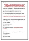 Workday Pro HCM Certification 2026&sol;2027 &ndash;Verified  Exam Questions&comma; Verified Answers&comma; and Human  Capital Management Study Material &vert;&vert;Newest Exam&excl;&excl;