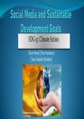EUP1501 Assignment 3 &lpar;POWER POINT ANSWERS&rpar; Semester 1 2026 - DUE 16 April 2026 - SDG 13 Climate Action