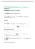 NRNP 6531 Exam questions and answers Graded A&plus;