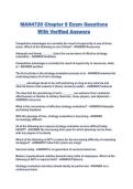 MAN4720 Chapter 9 Exam Questions With Verified Answers