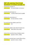 EMT JB Learning Chp 6 Exam Questions & Answers &lpar;Grade A&plus;&rpar;&period;docx