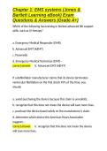 Chapter 1 EMS systems &lpar;Jones & Bartlett Learning eBook&rpar; Exam Questions & Answers &lpar;Grade A&plus;&rpar;&period;docx