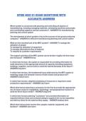 OPSM 4820 E1 EXAM QUESTIONS WITH ACCURATE ANSWERS