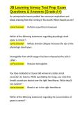 JB Learning Airway Test Prep Exam Questions & Answers &lpar;Grade A&plus;&rpar;&period;docx