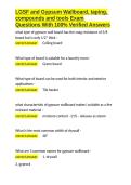 LGSF and Gypsum Wallboard&comma; taping&comma; compounds and tools Exam Questions With 100- Verified Answers&period;docx