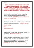 WGU D440 NUTRITION OBJECTIVE ASSESSMENT  FINAL VERIFIED EXAM AND PRACTICE EXAM  NEWEST ACTUAL EXAM COMPLETE 300 QUESTIONS  AND CORRECT DETAILED ANSWERS &lpar;VERIFIED  ANSWERS&rpar; &vert;ALREADY GRADED A&plus;&vert;&vert;NEWEST EXAM&excl;&excl;&excl;