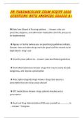 PN PHARMACOLOGY EXAM SCRIPT 2026 QUESTIONS WITH ANSWERS GRADED A&plus;