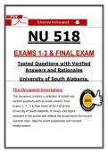 NU 518 Exams 1&ndash;3 & Final &lpar;PDF&rpar; &vert; 2026 Health Assessment Questions &vert; Bundle