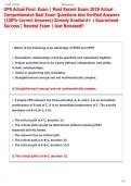OPS Actual Final  Exam &vert; Most Recent Exam 2026 Actual  Comprehensive Real Exam Questions And Verified Answers  &lpar;100&percnt; Correct Answers&rpar; Already Graded A&plus; &vert; Guaranteed  Success &vert; Newest Exam &vert; Just Released&excl;&excl;  