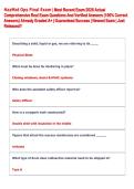 HazMat Ops Final Exam &vert; Most Recent Exam 2026 Actual  Comprehensive Real Exam Questions And Verified Answers &lpar;100&percnt; Correct  Answers&rpar; Already Graded A&plus; &vert; Guaranteed Success &vert; Newest Exam &vert; Just  Released&excl;&excl; 