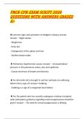 PNCB CPN EXAM SCRIPT 2026 QUESTIONS WITH ANSWERS GRADED A&plus; 