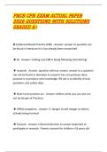 PNCB CPN EXAM ACTUAL PAPER 2026 QUESTIONS WITH SOLUTIONS GRADED A&plus;