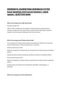 MINNESOTA JOURNEYMAN SPRINKLER FITTER Exam Questions And Correct Answers&vert; Latest Update 2026&sol;2027