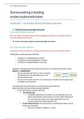 Samenvatting -  Inleiding onderzoeksmethoden