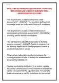 WGU D184 Standards-Based Assessment Final Exam&vert;&vert;  QUESTIONS AND CORRECT ANSWERS WITH  ANSWERS&vert;&vert;NEWEST EXAM&excl;&excl; 
