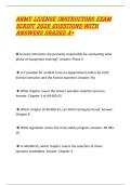 ARMY LICENSE INSTRUCTORS EXAM SCRIPT 2026 QUESTIONS WITH ANSWERS GRADED A&plus; 