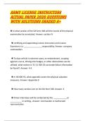 ARMY LICENSE INSTRUCTORS ACTUAL PAPER 2026 QUESTIONS WITH SOLUTIONS GRADED A&plus;