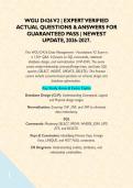 WGU D426 BUNDLE &vert; EXPERT VERIFIED ACTUAL QUESTIONS & ANSWERS FOR GUARANTEED PASS &vert; NEWEST UPDATE&comma; 2026-2027&period;