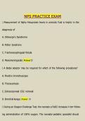 NPS Practice Exam 2025&sol;2026 &vert; Neonatal Pediatric Specialty Respiratory Therapy Questions&comma; Answers & Complete Exam Preparation