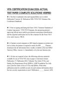 VITA CERTIFICATION EXAM 2026 ACTUAL  TEST PAPER COMPLETE SOLUTIONS VERIFIED