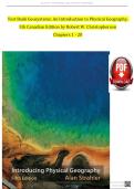 Geosystems&colon; An Introduction to Physical Geography &lpar;5th Canadian Edition&rpar; by Robert W&period; Christopherson &ndash; Complete Test Bank &lpar;Chapters 1&ndash;20&rpar;