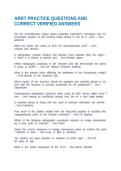 ARRT PRACTICE QUESTIONS AND CORRECT VERIFIED ANSWERS