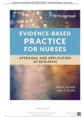 TEST BANK FOR EVIDENCE BASED PRACTICE FOR NURSES 5th EDITION&comma; SCHMIDT&period;
