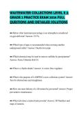 WASTEWATER COLLECTIONS LEVEL II &  GRADE 2 PRACTICE EXAM 2026 FULL  QUESTIONS AND DETAILED SOLUTIONS 