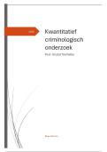 Kwantitatief criminologisch onderzoek - VUB