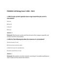 PCB3023C Cell Biology Exam 3 2026 &ndash; FGCU