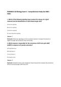 PCB3023C Cell Biology Exam 4 - Comprehensive Study Set 2026 &ndash; FGCU