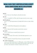 WGU C425 TEST CERTIFICATION SCRIPT 2026 QUESTIONS WITH SOLUTIONS GRADED A&plus;