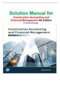 Solution Manual for Construction Accounting and Financial Management 4th Edition by Steven Peterson isbn-9780135232873