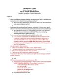 NUR 505 Advanced Health Assessment Module 1 &vert; Questions and answers &vert; Updated Rated A&plus; &vert; 2026