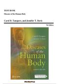 Test Bank - Diseases of the Human Body 7th Edition by Carol D&period;Tamparo & Jennifer T&period;Davis&vert; Question & Answers &vert; 2026 Latest update