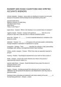 BUSMHR 3200 EXAM 2 QUESTIONS AND VERIFIED ACCURATE ANSWERS