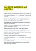 PACS QUIZ QUESTIONS AND ANSWERS