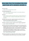 WGU D080 PRACTICE EXAMINATION 2026 QUESTIONS WITH ANSWERS GRADED A&plus;